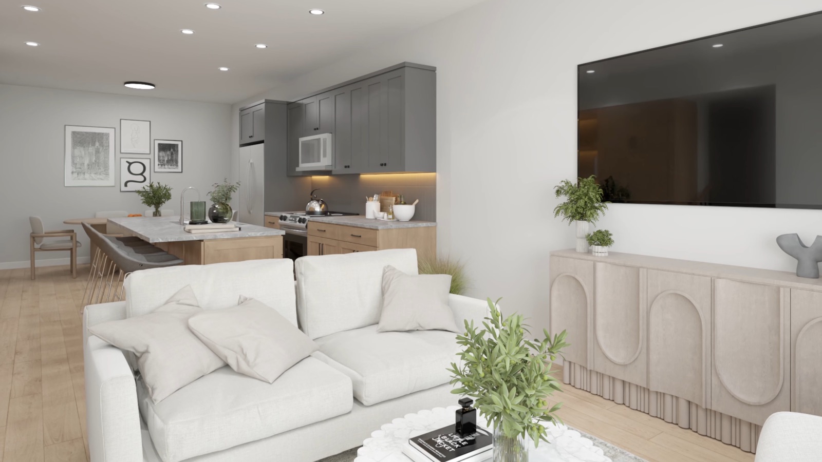 Virtual tour preview of the 2 bedroom townhome